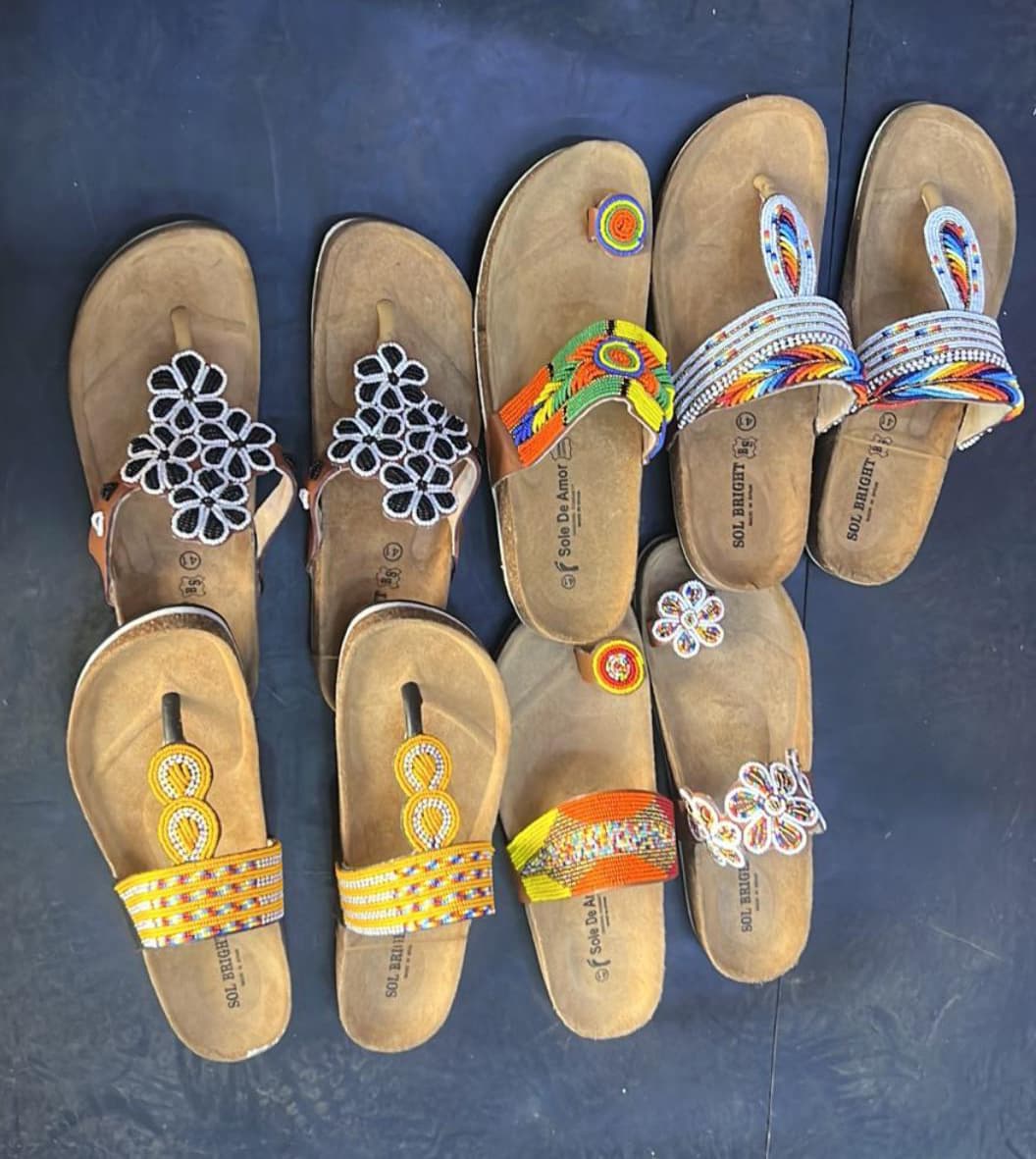 Maasai Beaded sandals 